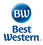 Das Best Western Logo zeigt die Buchstaben "BW" auf einem blauen Kreis mit dem Schriftzug darunter.