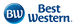The image features the Best Western logo with "BW" in a blue circle and the brand name in blue text.