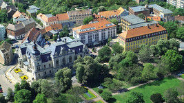 Air view Radisson Blu Hotel Halle-Merseburg 